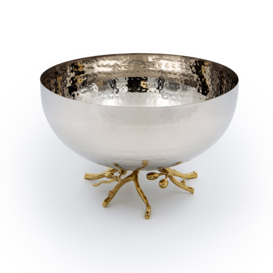 Large Round Footed Bowl