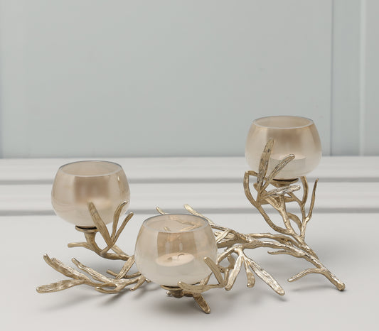 Triple Tea Light Holder